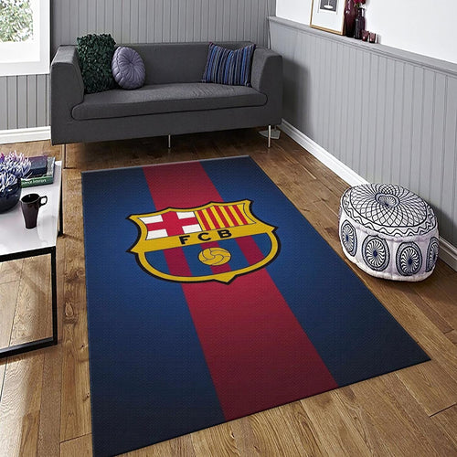 Barcelona Soccer Team Rug: Football Fan Gift