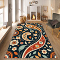 Modern Abstract rug, Abstract Forms Accent Carpet
