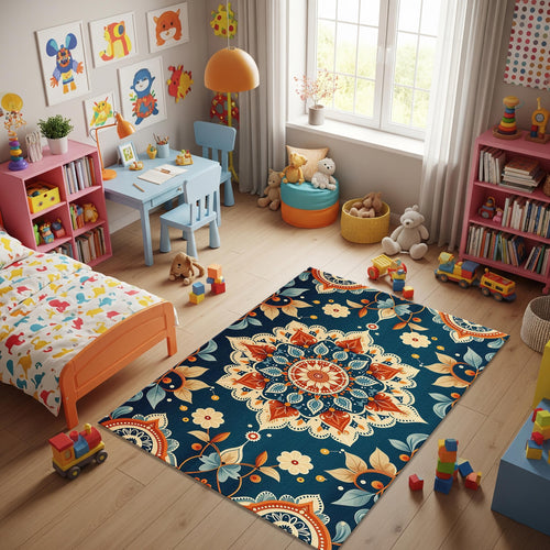 Abstract rug, Abstract Forms Accent Carpet