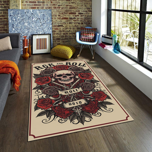 Guitar Rug Rock N Roll Music Music Rug Art Deco Rug Rock Bands