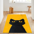 Cat Rug Abstract rug Non-Slip Washable Art Rug Rectangle Rug 8x10
