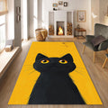 Cat Rug Abstract rug Non-Slip Washable Art Rug Rectangle Rug 8x10