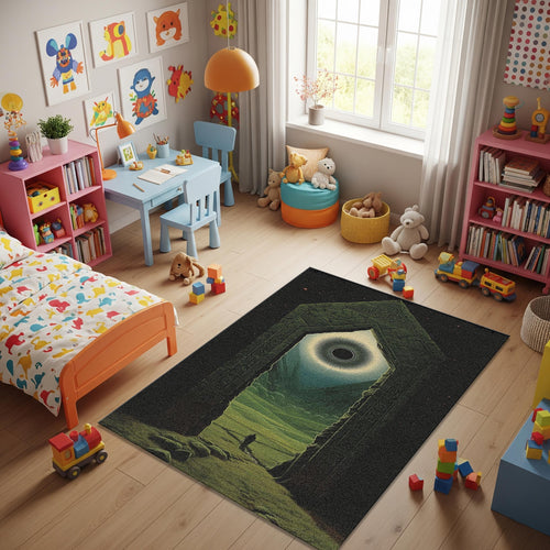 Eye Rug Illuminati Rug Abstract rug Rothko Style Non-Slip