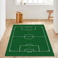 Football Pitch Rug, Living Room Rug, Area Rug, Football Team