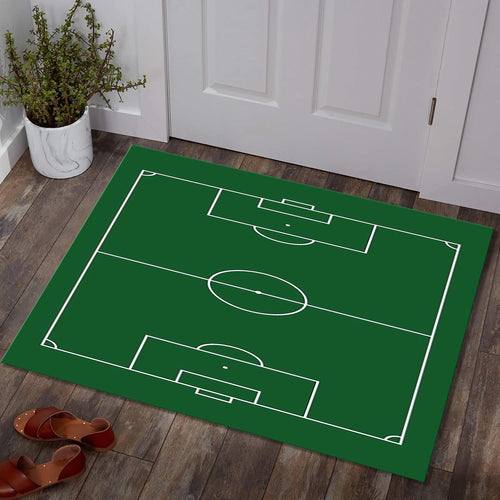 Football Pitch Rug, Living Room Rug, Area Rug, Football Team