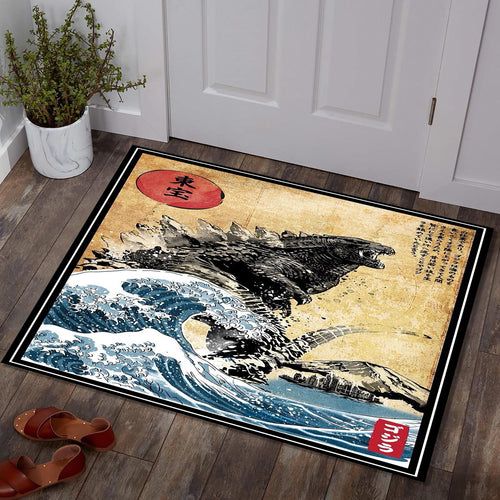Godzilla Rug, Nostalgic Rug, Gamer Rug, Godzilla Legends Rug