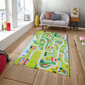 City Road Kids Play Rug, Nursery Decor, Road Playground