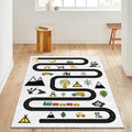 City Road Kids Play Rug, Nursery Decor, Road Playground
