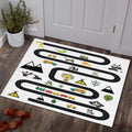 City Road Kids Play Rug, Nursery Decor, Road Playground