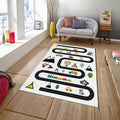 City Road Kids Play Rug, Nursery Decor, Road Playground