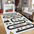 City Road Kids Play Rug, Nursery Decor, Road Playground