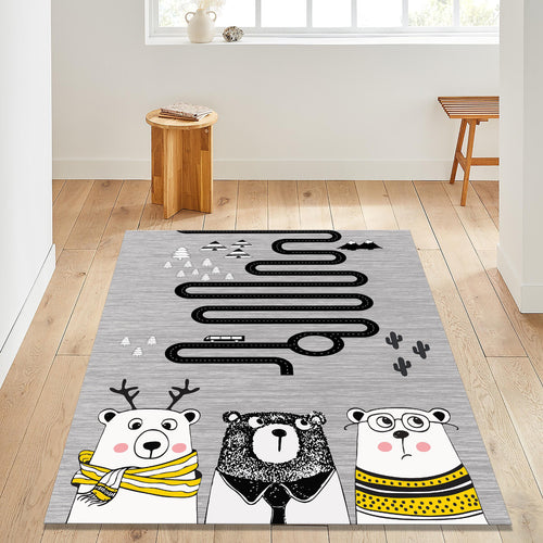 City Road Kids Play Rug, Nursery Decor, Road Playground