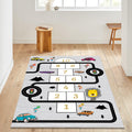 Hopscotch Kids Play Rug, Nursery Decor, Road Playground