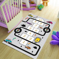Hopscotch Kids Play Rug, Nursery Decor, Road Playground