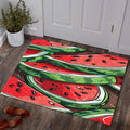 Watermelon Rug, Fruit Carpet, Abstract Area Rug, Colorful Room