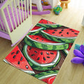 Watermelon Rug, Fruit Carpet, Abstract Area Rug, Colorful Room