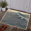 The Great Wave Rug, Japanese hokusai Rug, Nostalgic Rug, Japan