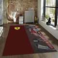 Ferrari F1 Rug Car Person Gift Formula 1 Racing Carpet for Garage