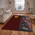 Ferrari F1 Rug Car Person Gift Formula 1 Racing Carpet for Garage