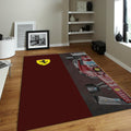 Ferrari F1 Rug Car Person Gift Formula 1 Racing Carpet for Garage