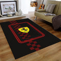Ferrari F1 Rug, Ferrari Car Rug: Finish Line Theme
