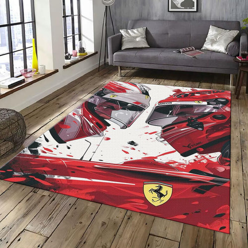 Ferrari F1 Rug, Ferrari F1 Racing Rug: Team Theme