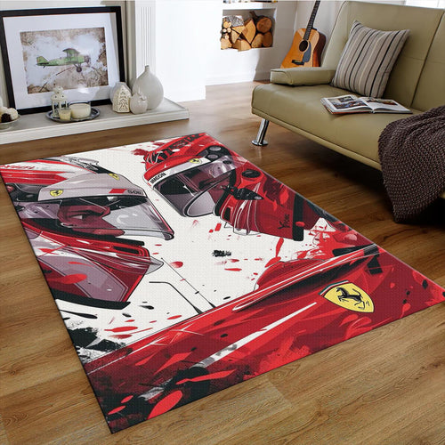 Ferrari F1 Rug, Ferrari F1 Racing Rug: Team Theme