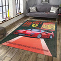 Ferrari F1 Rug, Ferrari F40 Car Rug: Custom Team Ferrari Carpet