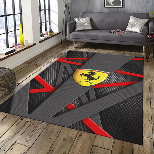Ferrari F1 Rug F1 Design Formula 1 Racing Carpet for Garage &