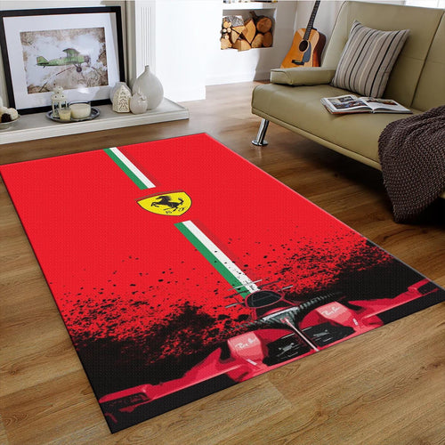 Ferrari F1 Rug, Ferrari F40 Rug: Custom Car Lover Gift