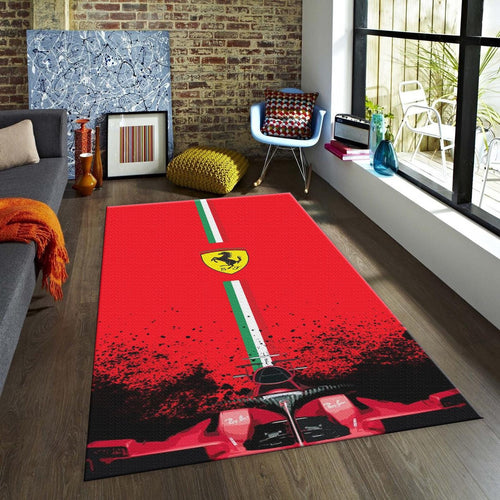 Ferrari F1 Rug, Ferrari F40 Rug: Custom Car Lover Gift