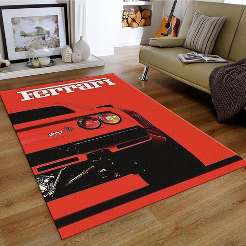 Ferrari F1 Rug Ferrari Rug Formula 1 Racing Carpet for Garage &