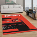Ferrari F1 Rug Ferrari Rug Formula 1 Racing Carpet for Garage &