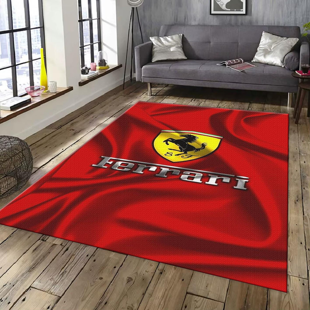 Ferrari F1 Rug, Ferrari Car Rug: Team Flag Carpet
