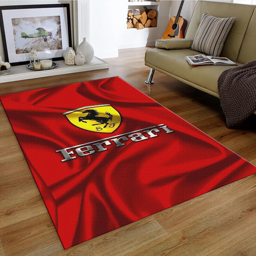 Ferrari F1 Rug, Ferrari Car Rug: Team Flag Carpet