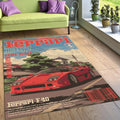 Ferrari F1 Rug Ferrari F40 Rug: Custom Team Car Carpet for Office
