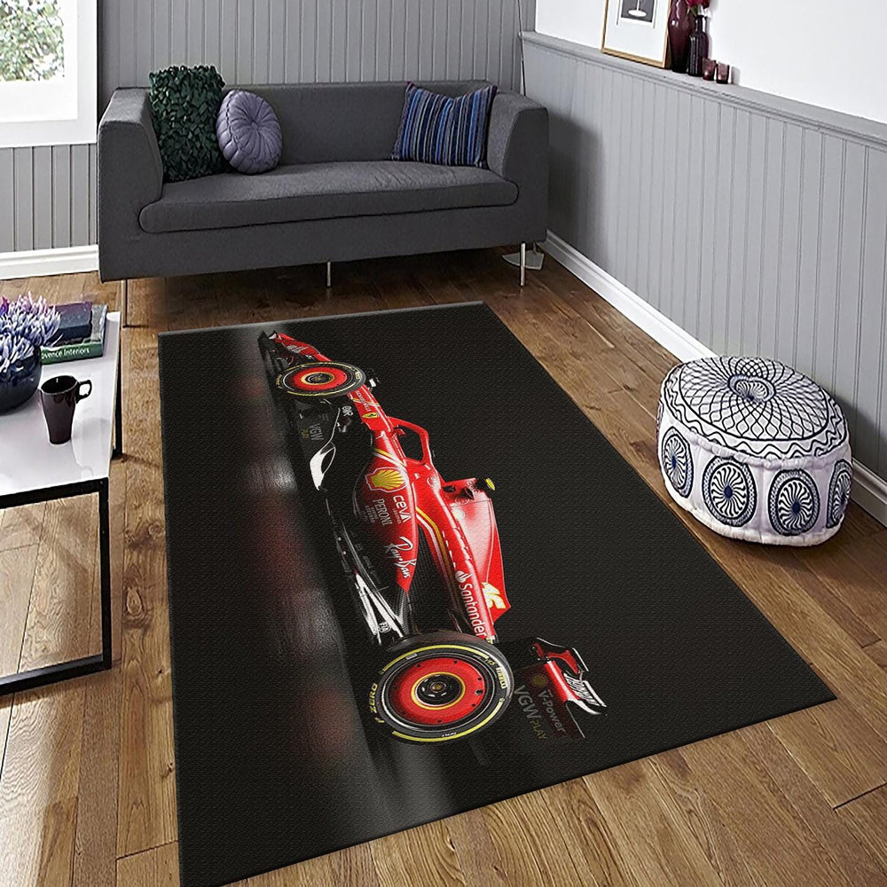 Ferrari F1 Rug, Ferrari Car Rug: Custom Team Design