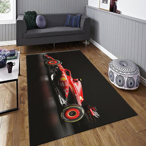 Ferrari F1 Rug, Ferrari Car Rug: Custom Team Design