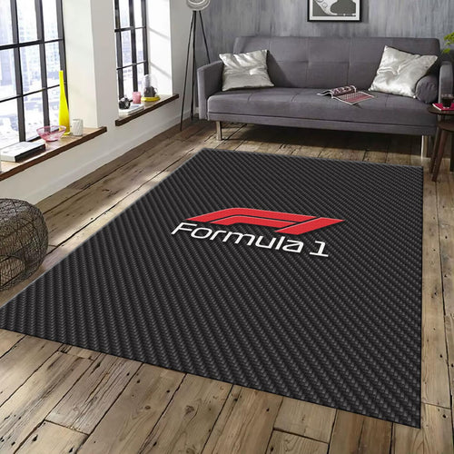 Ferrari F1 Rug Ferrari F1 Team Rug: Carbon Fiber Formula 1 Racing