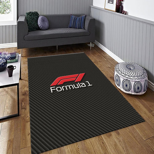 Ferrari F1 Rug Ferrari F1 Team Rug: Carbon Fiber Formula 1 Racing
