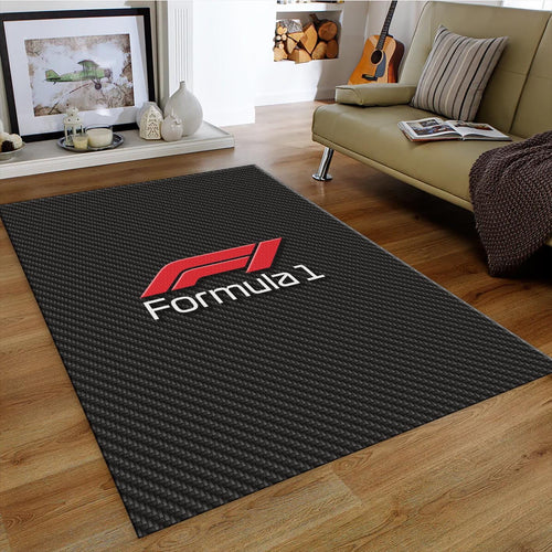 Ferrari F1 Rug Ferrari F1 Team Rug: Carbon Fiber Formula 1 Racing