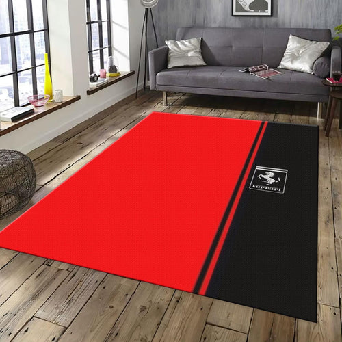Ferrari F1 Rug, Ferrari F1 Rug: Horse Logo