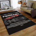 Ferrari F1 Rug, Ferrari F1 Team Rug: Custom Racing Car Carpet