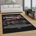 Ferrari F1 Rug, Ferrari F1 Team Rug: Custom Racing Car Carpet