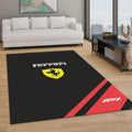 Ferrari F1 Rug, Ferrari F1 Rug: Black & Red Lines