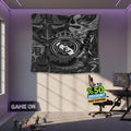 Real Madrid Rug Real Madrid CF Tapestry: Real Madrid Oni Logo