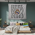 Real Madrid Rug Real Madrid CF Tapestry: Real Madrid Custom Logo