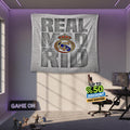 Real Madrid Rug Real Madrid CF Tapestry: Real Madrid Custom Logo