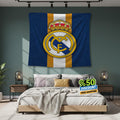 Real Madrid Rug Real Madrid CF Tapestry: Real Madrid Logo Woven