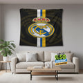 Real Madrid Rug Real Madrid CF Tapestry: Real Madrid Custom Logo
